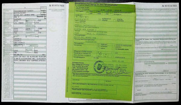 BMW E21 318, 1976 Original Classic Car Documents for Sale! - Image 4