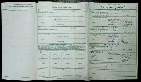BMW E21 320, 1978 Original Classic Car Documents for Sale! - Image 2