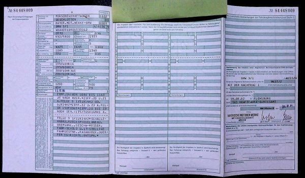 BMW E30 320i, 1984 Original Classic Car Documents for Sale! - Image 3
