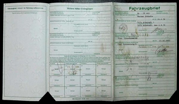 BMW E21 320, 1979 Original Classic Car Documents for Sale! - Image 2