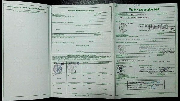 BMW E34 518i, 1994 Original Classic Car Documents for Sale! - Image 2