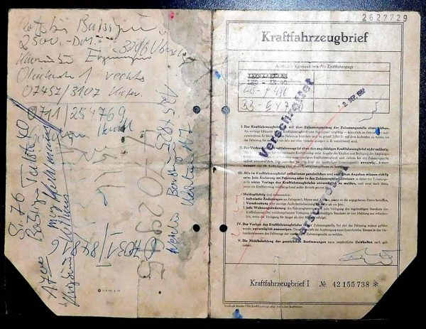 BMW 02 2002, 1971 Original Classic Car Documents for Sale! - Image 2
