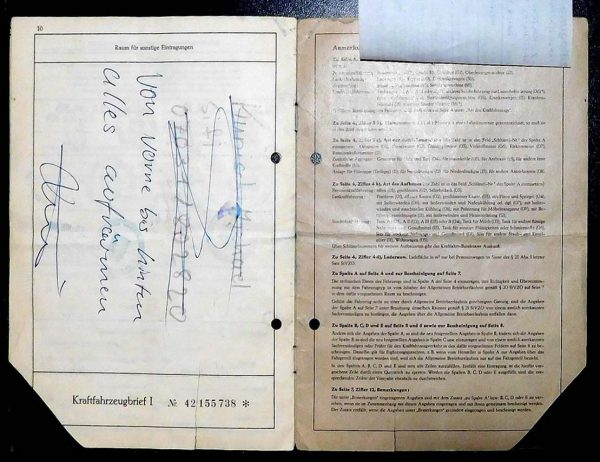 BMW 02 2002, 1971 Original Classic Car Documents for Sale! - Image 6