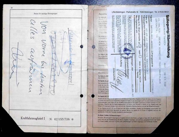 BMW 02 2002, 1971 Original Classic Car Documents for Sale! - Image 7