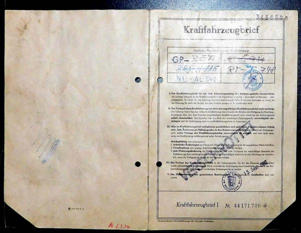 BMW  2000, 1971 Original Classic Car Documents for Sale! - Image 2