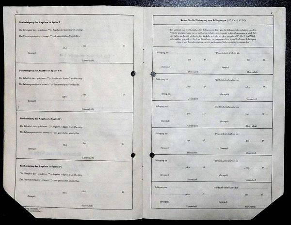 BMW  2000, 1971 Original Classic Car Documents for Sale! - Image 6