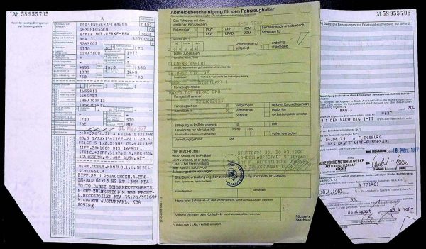 BMW E21 320, 1977 Original Classic Car Documents for Sale! - Image 4