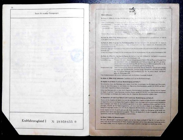 BMW E3 2500, 1969 Original Classic Car Documents for Sale! - Image 7