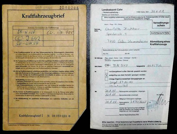 BMW E3 2500, 1969 Original Classic Car Documents for Sale! - Image 8