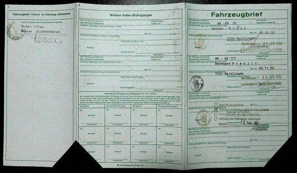 BMW E30 320i, 1982 Original Classic Car Documents for Sale! - Image 2