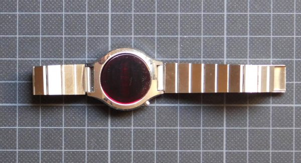 Ladies LED watch, silver tone 1 - Image 2