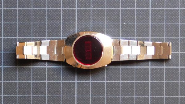 Ladies LED watch, silver tone 2 - Image 4