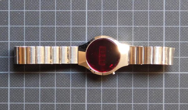 Ladies LED watch, silver tone 3 - Image 4