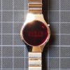 Ladies LED watch, silver tone 3