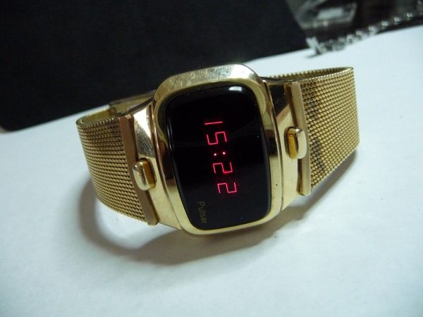 Pulsar LED Time Computer P3408-2 Dress
